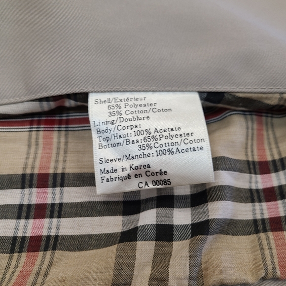 Vintage Pierre Cardin Trench Coat, size 38 R, beige - Picture 5 of 10